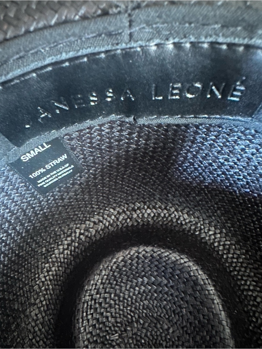 Janessa Leone Black Wide-Brim Fedora Hat - Picture 5 of 5